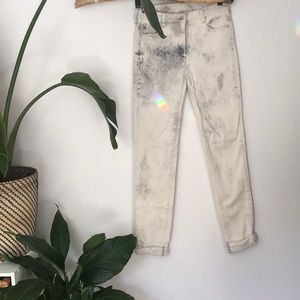 maison martin margiela washed out denim size 26